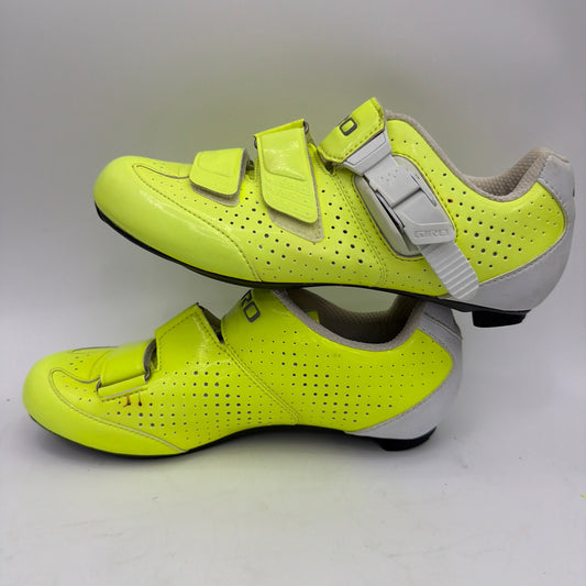 Giro Espada E70 Women’s Road Cycling Shoes Hi-Vis Yellow EU 39 US 7.5 No Cleats