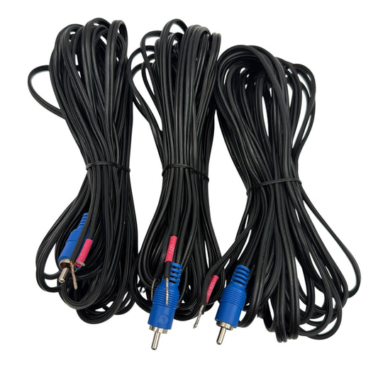 3x Bose Lifestyle / Acoustimass RCA to Bare Wire Speaker Cable Set – Front Left