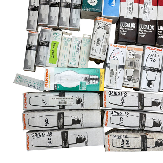 Large Mixed Lot HID / HPS / Metal Halide & Halogen Lamps + Ballasts – School Sur