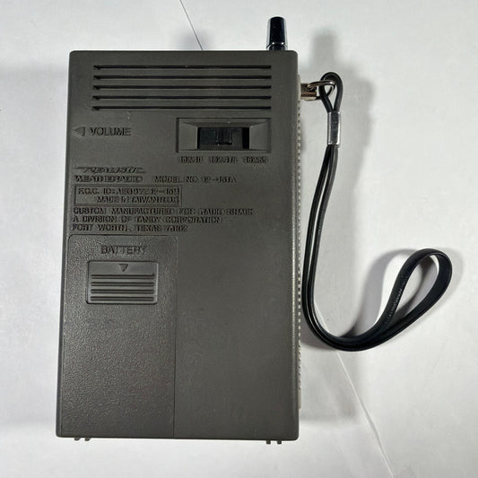 Radio Shack Realistic Weatheradio 12-151A Crystal Controlled Weather Radio 3-Ch.