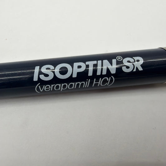 Isoptin SR Verapamil HCl Promotional Ballpoint Pen Black Made in USA