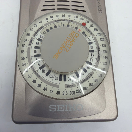 Seiko SQ-88 Quartz Metronome Made in Japan Silver