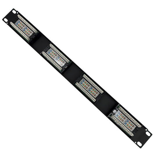 Cables To Go 03851 CAT5e 110‑Type Patch Panel, 16‑Port (Open Box)