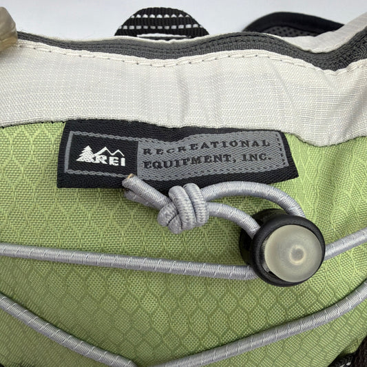 REI Hydration Waist Belt Pack w/ Dual Bottle Holders Green Gray