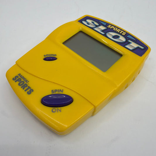 Radica Sports Slot Handheld Electronic Game Yellow Model 3470 Tested Working