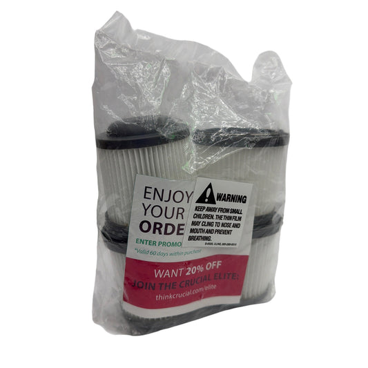 Think Crucial Replacement Filters for Black & Decker PVF110 4-Pack