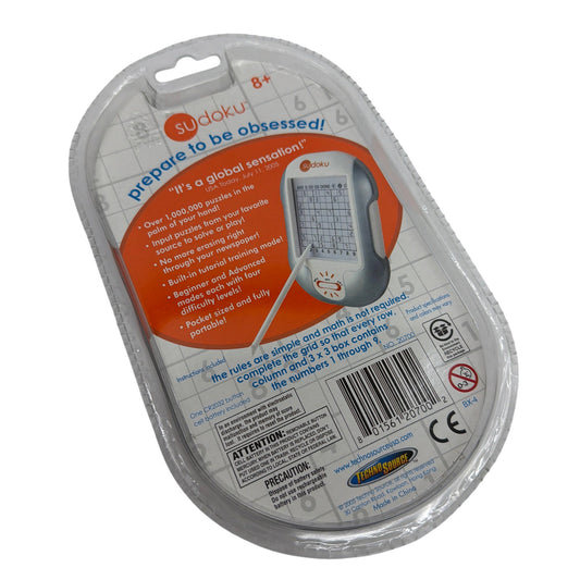 Techno Source Illuminated Touch Screen Sudoku Handheld Game 20700 New Sealed