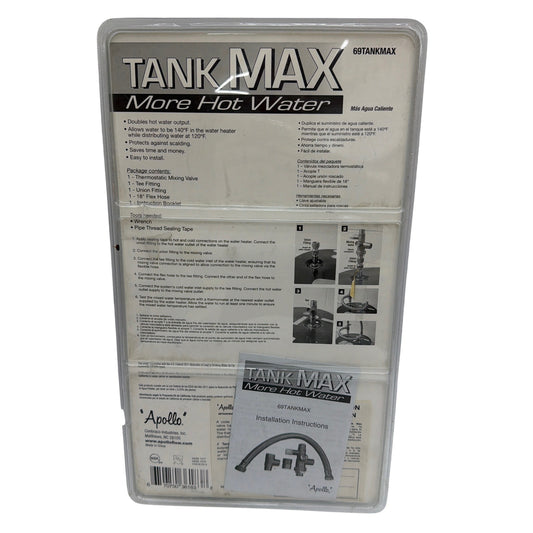 Apollo TankMax More Hot Water Mixing Valve Kit 69TANKMAX – Cracked Packaging