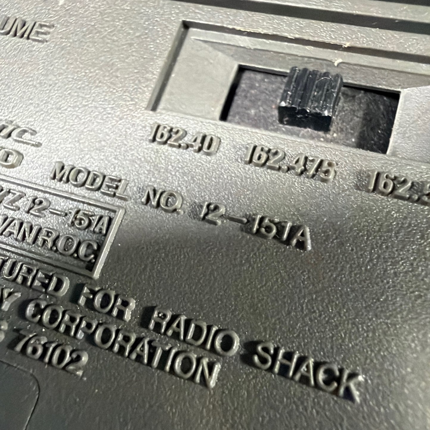 Radio Shack Realistic Weatheradio 12-151A Crystal Controlled Weather Radio 3-Ch.