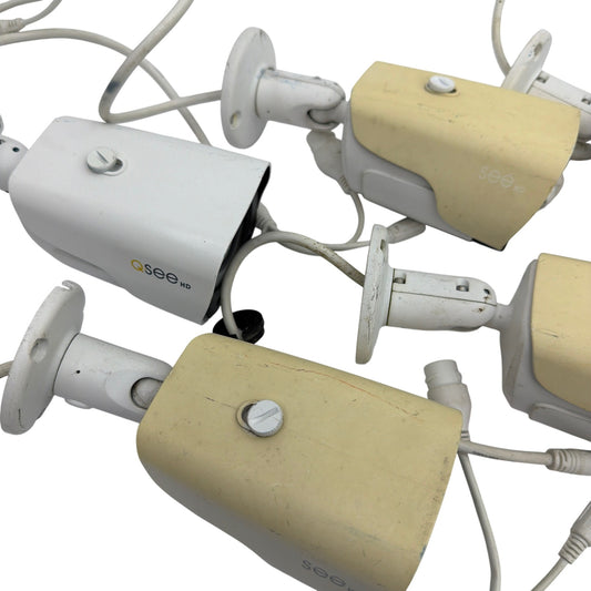 Q-See QCN8026B IP HD Bullet Security Cameras Lot of 5 Untested