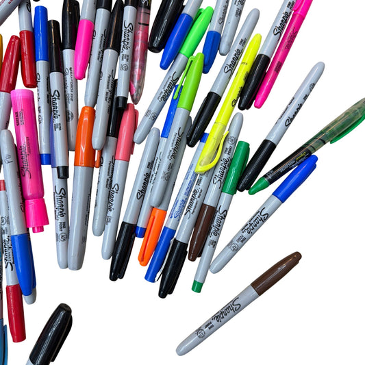 Sharpie Marker and Highlighter Mixed Lot 2.5+ lb Assorted Colors