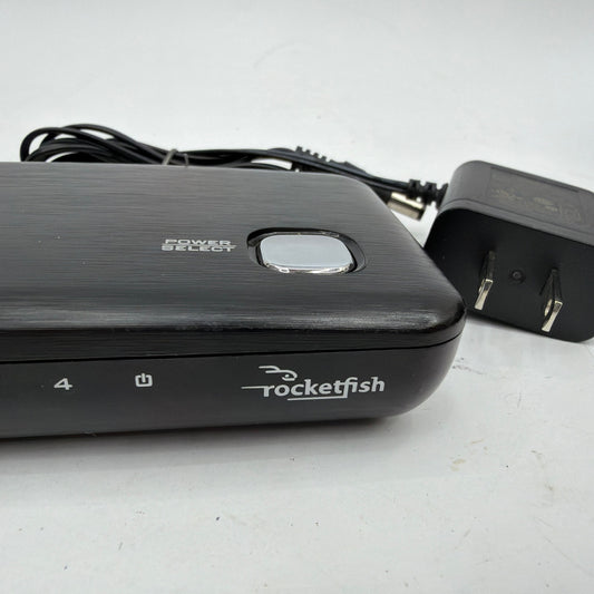 Rocketfish 4-Port HDMI Switch 3D HDMI Selector with Power Adapter