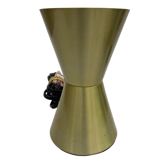 Motion and Glitter Model 709U Lava/Glitter Lamp Base Gold Metal 3.5in Top