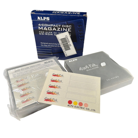 ALPS 4x4 Pak CD-ROM Changer 4-Disc Magazines Lot of 2 C5-44CMU