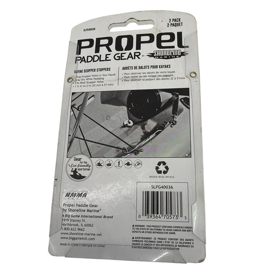 Propel Paddle Gear Kayak Scupper Stoppers 2-Pack Green SLPG40036 1.25-2in