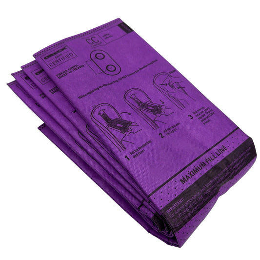 Oreck Type CC HEPA Upright Vacuum Bags AK1CC6H – 4 Bags from Open 6-Pack