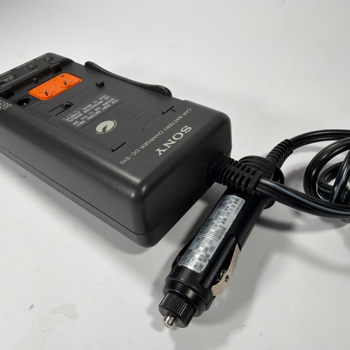 Sony DC-S10 Car Battery Charger for Video8 8mm Camcorders Tested Working