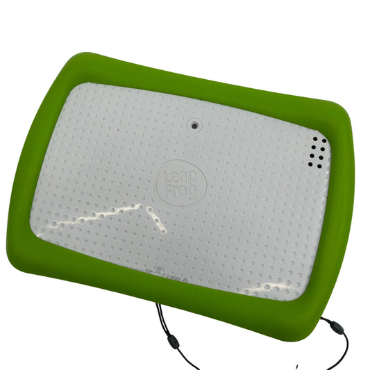 LeapFrog Epic Kids Learning Tablet with Green Case Stylus Cable Charger Tested