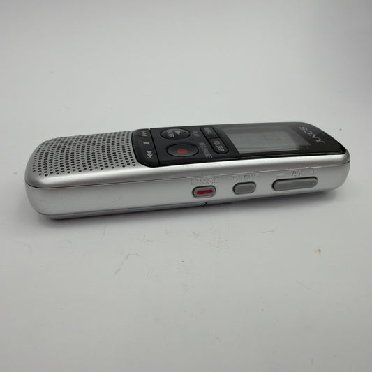 Sony ICD-BX140 Digital Voice Recorder Silver Black Tested Working