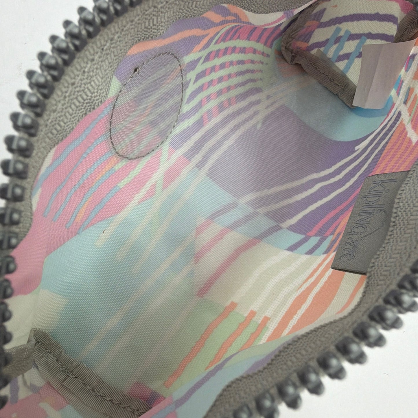 Kipling AC3364 Zip Pencil Case Cosmetic Pouch Multicolor With Monkey Keychain