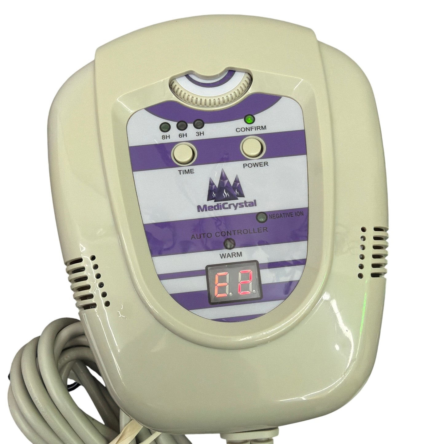 MediCrystal Amethyst Mat Pro Auto Controller Replacement Unit Beige Purple