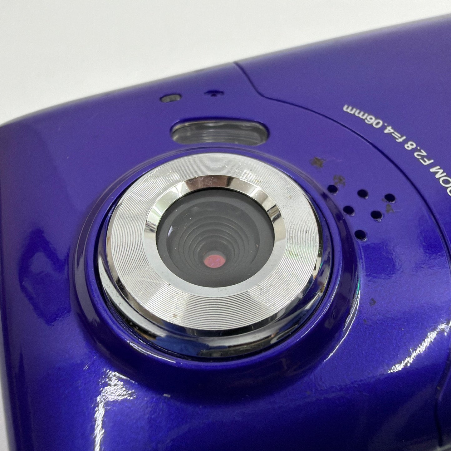 Vivitar DVR 880HD Pocket HD Camcorder Purple Tested Working w/ 2GB microSD