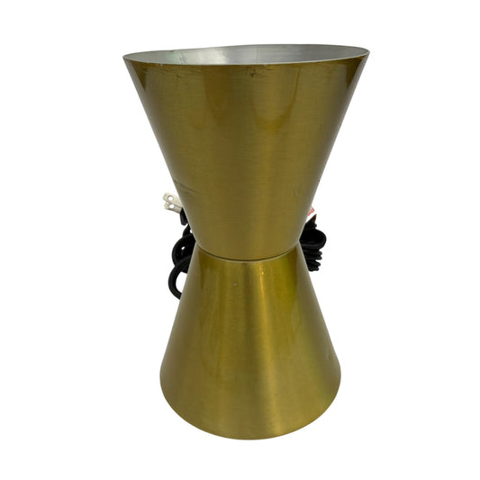 Motion & Glitter Gold Metal Lava Lamp Base 3.5 in Diameter Tested