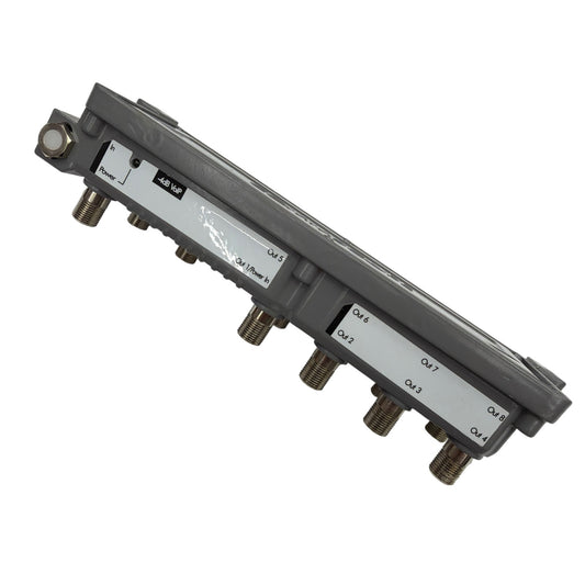 CommScope CSAPDU9VP Home Connect Subscriber Amplifier Unity Gain 8-Port Gray