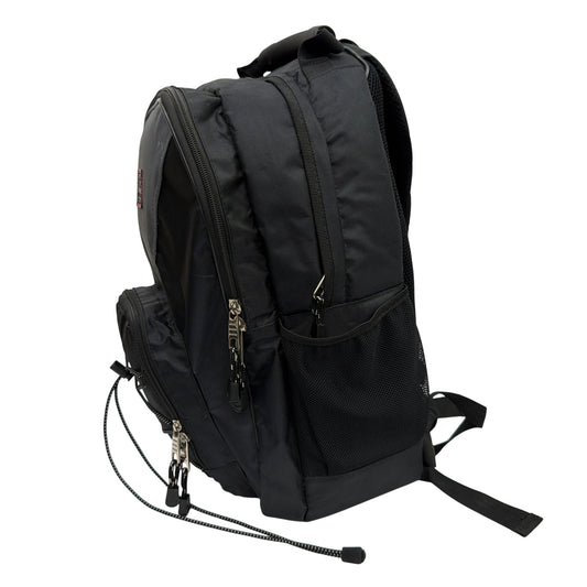 Sienna BCK-151B Black Gray Multi-Compartment Backpack