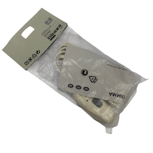 IKEA DIMMA Cord Dimmer Switch 100.631.48 White 2m New Sealed