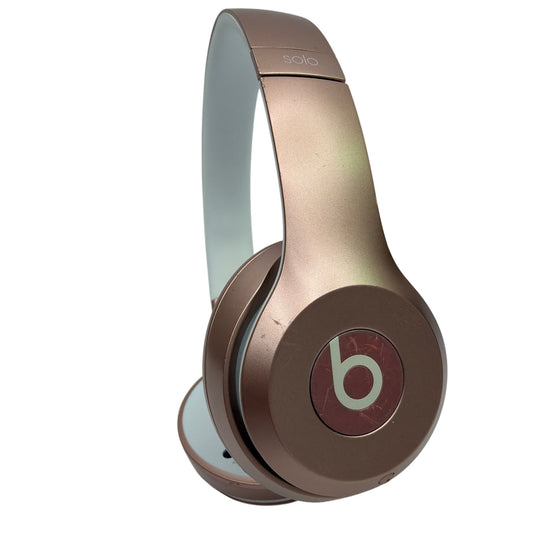 Beats Solo2 Wireless On-Ear Headphones Rose Gold B0534 – Tested, No Earpads