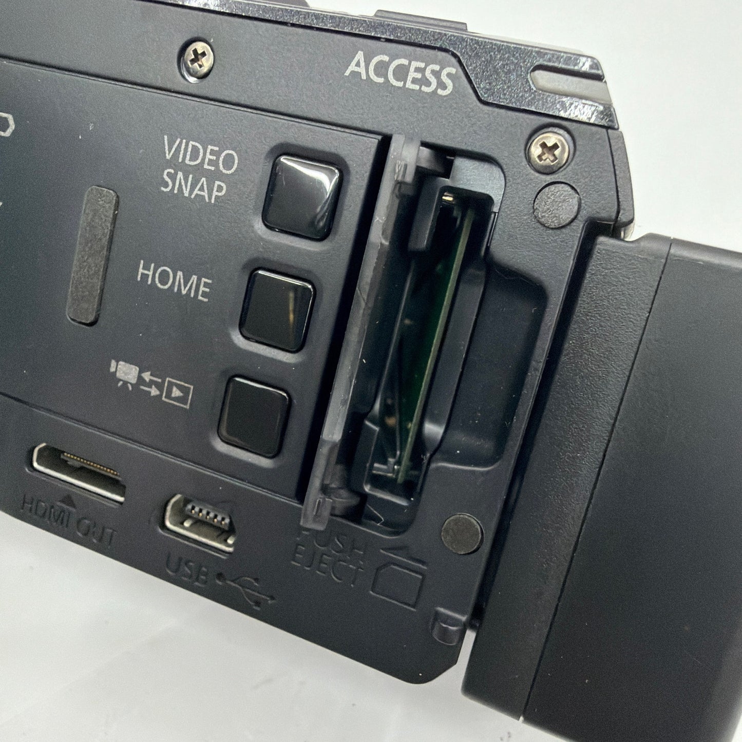 Canon VIXIA HF R300 Camcorder Black Tested Working