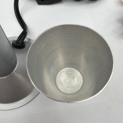 Pliable Art Lamp 33PM Model 602S Silver Rocket Lava Lamp Base and Cap Tested