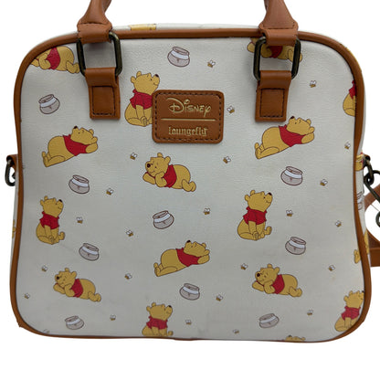 Disney Loungefly Winnie the Pooh Cream Tan Satchel Crossbody Bag