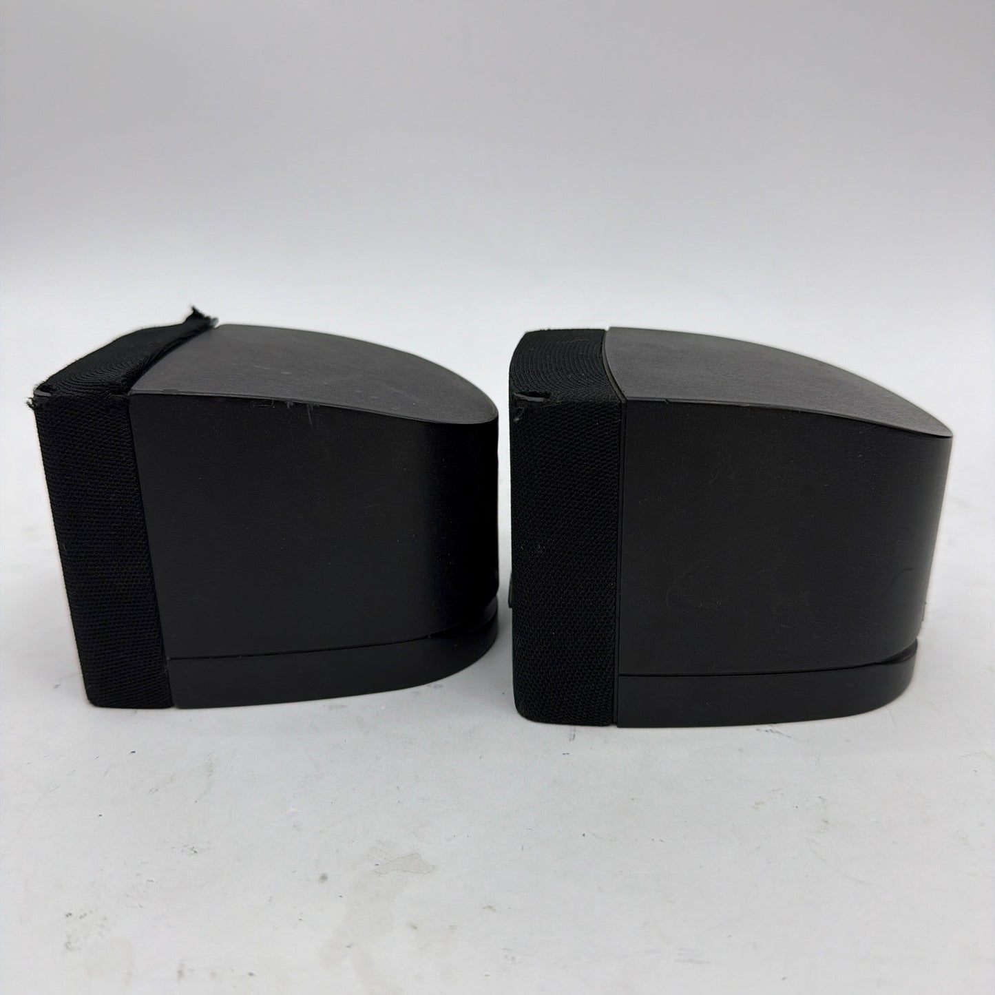 Bose Black Cube/Satellite Speakers Pair Tested Working Grilles Broken