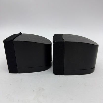 Bose Black Cube/Satellite Speakers Pair Tested Working Grilles Broken