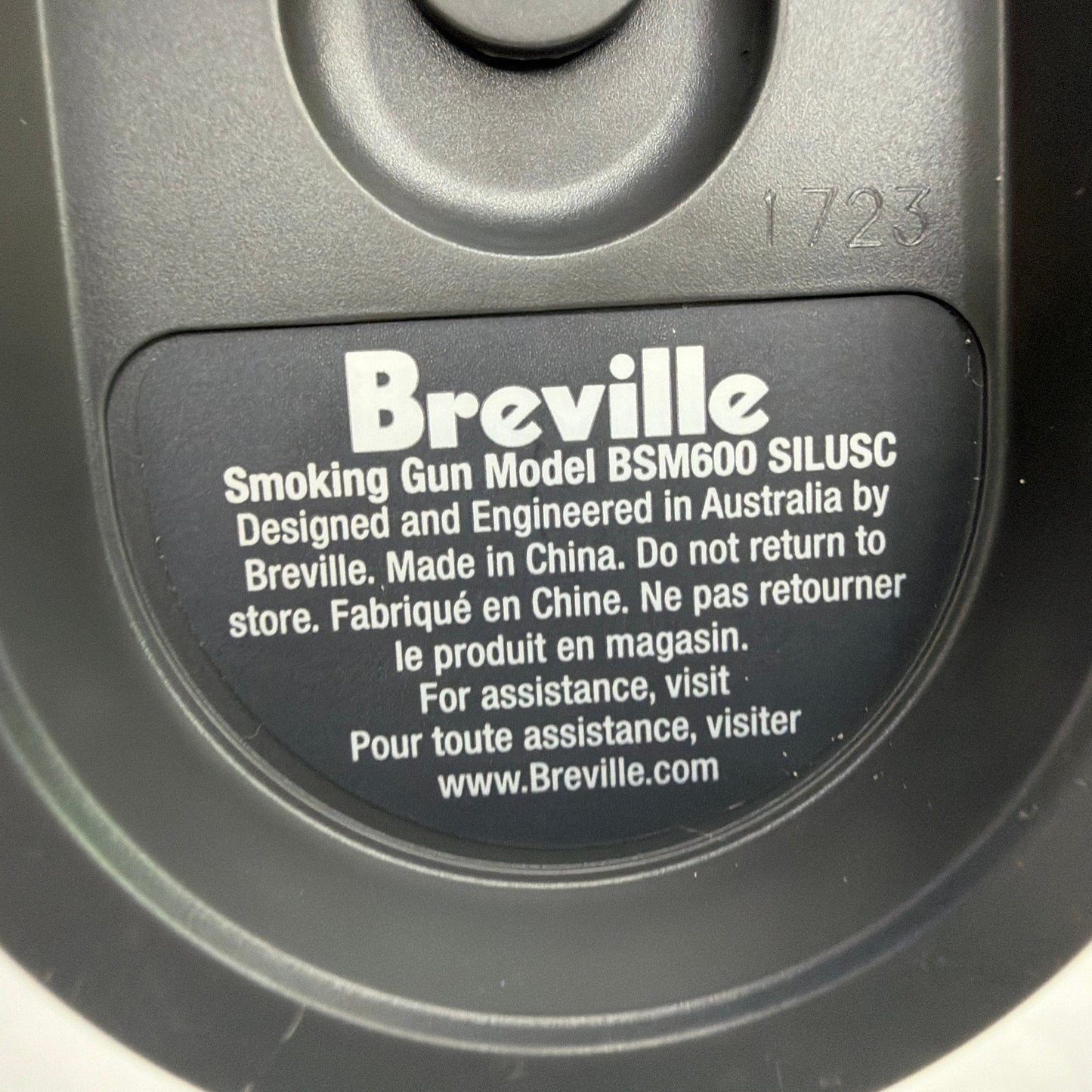 Breville Smoking Gun Handheld Food Smoker BSM600 SILUSC Gray