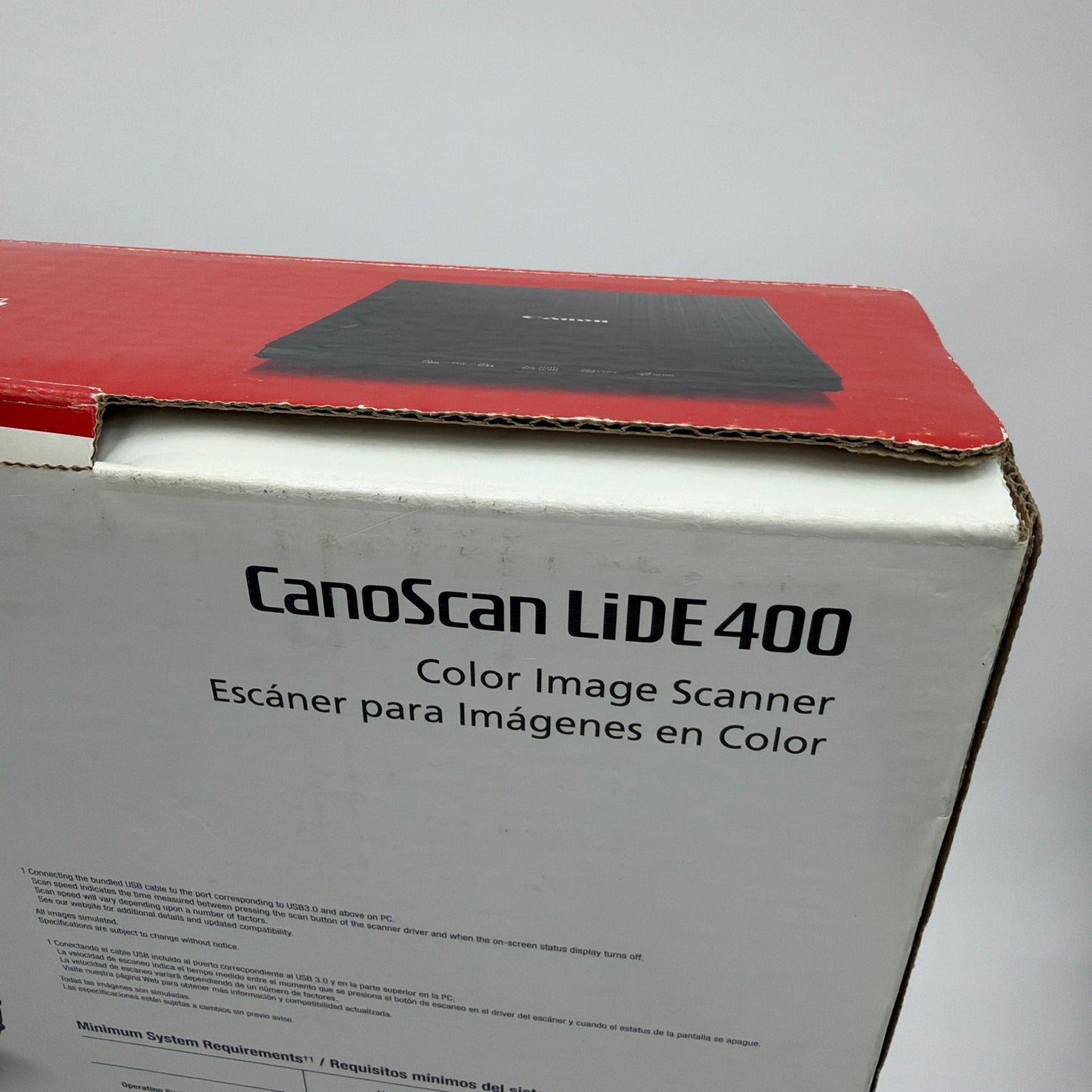 Canon CanoScan LiDE 400 Color Image Scanner USB Flatbed Black with Box