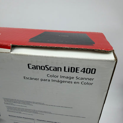 Canon CanoScan LiDE 400 Color Image Scanner USB Flatbed Black with Box