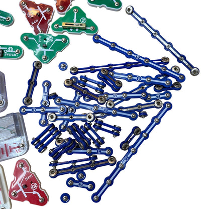 Elenco Snap Circuits Assorted Parts Lot U1 Music IC U3 Space War IC Speakers W/3