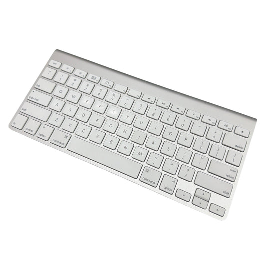 Apple Wireless Keyboard A1314 Bluetooth Silver/White – Tested Working