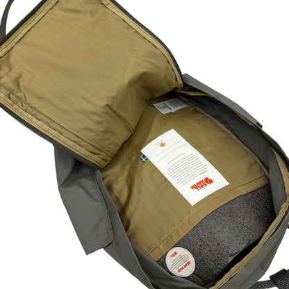 Fjallraven Tree-Kanken Backpack 16L Charcoal Grey 23511 New w/ Tag STAIN