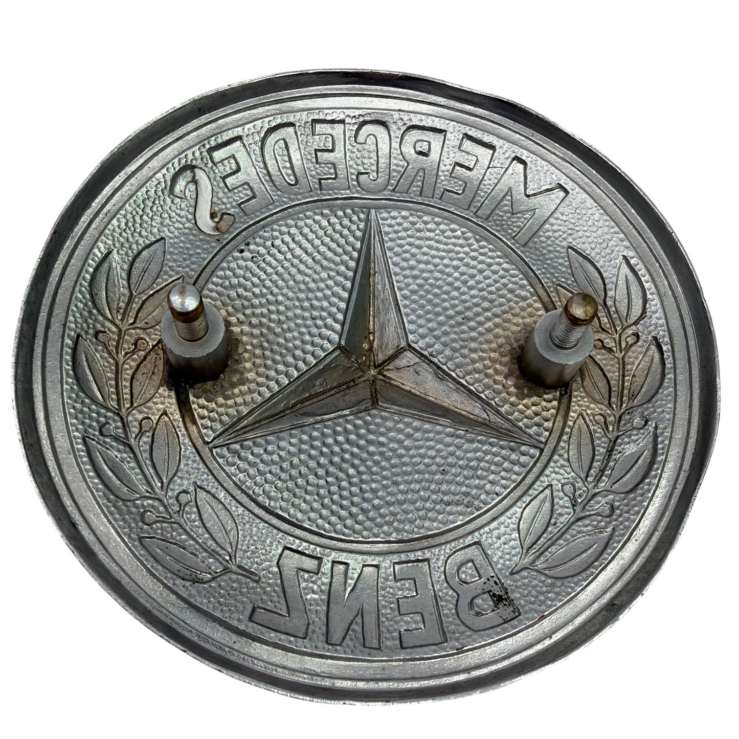 Mercedes-Benz Blue Enamel Metal Grille Badge Emblem 4.75"