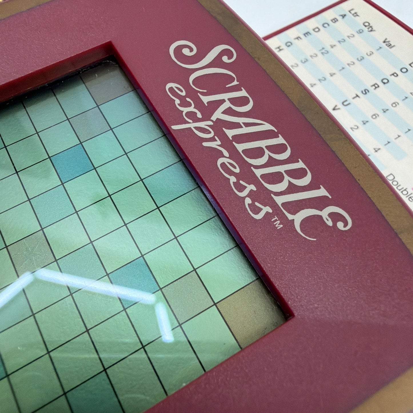 Hasbro Scrabble Express Handheld Electronic Game 1999 Tested Working