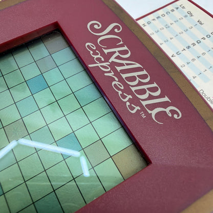 Hasbro Scrabble Express Handheld Electronic Game 1999 Tested Working