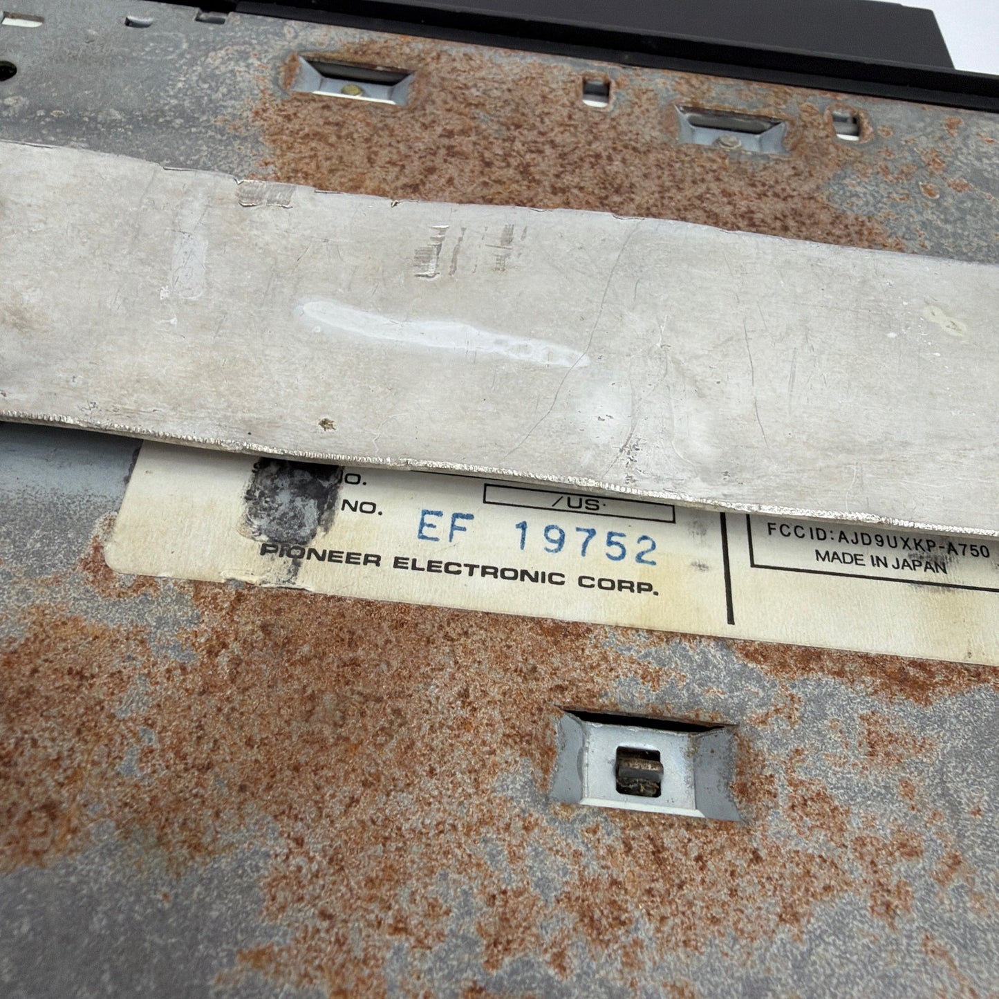 Pioneer KP-A750 Vintage AM/FM Cassette Car Stereo Auto-Reverse Untested