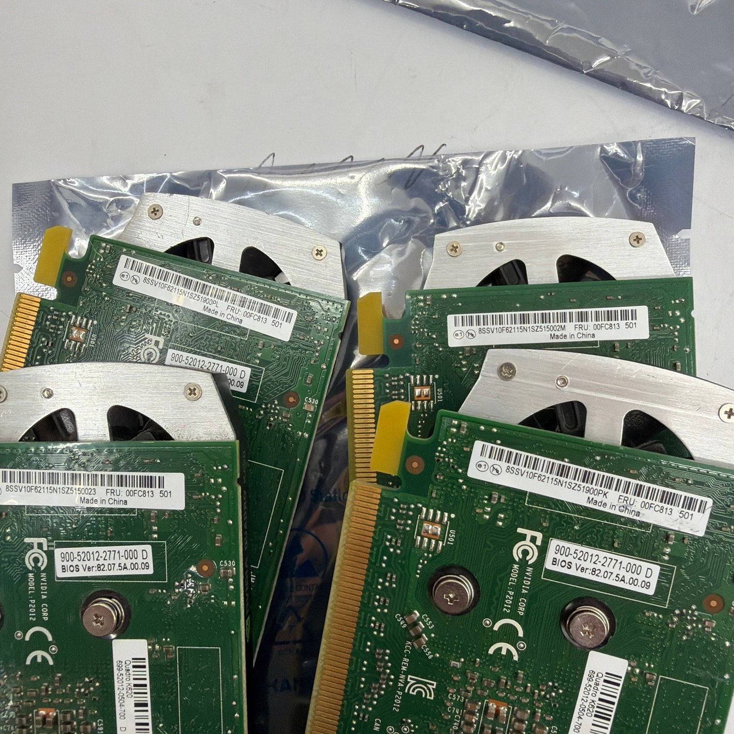 Lot of 4 NVIDIA Quadro K620 2GB GDDR3 PCIe Graphics Cards DisplayPort DVI