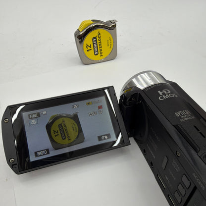 Canon VIXIA HF R300 Camcorder Black Tested Working