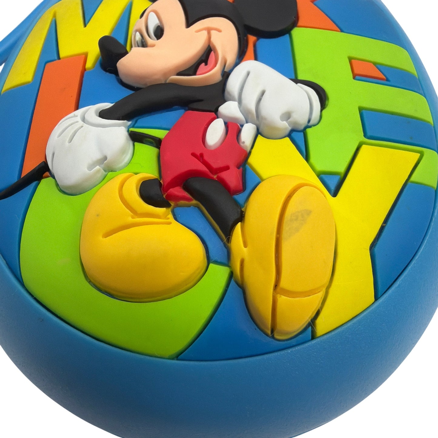 Vintage Disney Mickey Mouse Blue PS/2 Wired Computer Mouse WWL Model 2238