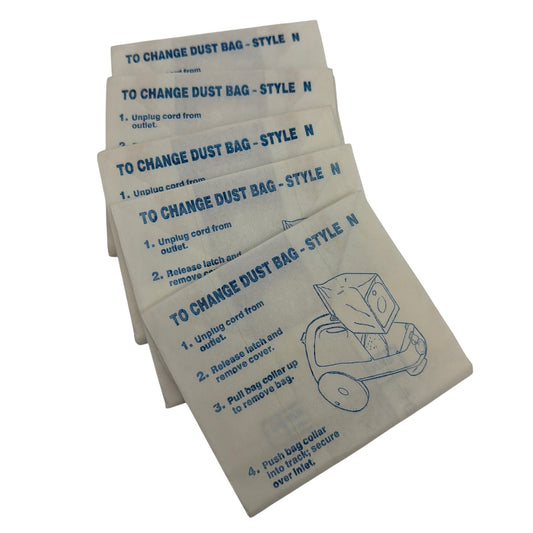 Eureka Style N Canister Vacuum Dust Bags Lot of 5